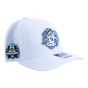 North Carolina Tar Heels 2024 Men's College World Series 3D Snapback Trucker Hat